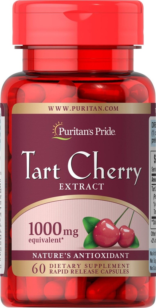 Puriteinen Pride Tart Cherry Extract 1000 Mg