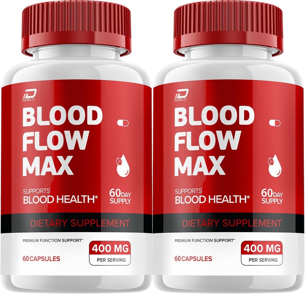 Blood Flow Max Capsule - BloodFlowMax Advanced Formula, BloodFlow Max Extra Strength, Algemene Wellness, Natuurlijke Vitaminen, Beoordelingen (2 Pack - 120 Capsules)