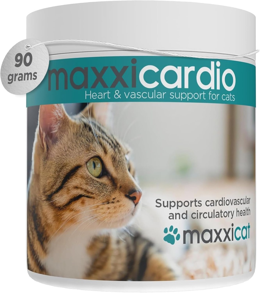 maxxipaws maxxicardio Hart- en cardiovasculair poedersupplement voor katten, 3.2oz