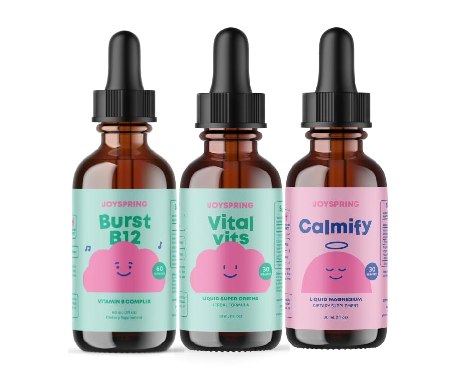 JoySpring B-Complex & Vital Vits met Magnesium druppels bundel 
