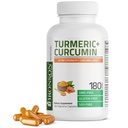 Bronson Curcumine curcumine curcumine extra-résistance - Antioxydant, joint et soutien de digestion avec BioPerine, non-OGM, 180 capsules végétariennes