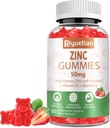 Zink Gummies - 50mg Hoge Potentie Zink met Vitamine C + Vitamine D3 + Vlierbes - Immune Health Support - Vegan, Non-GMO en Glutenvrij - 60 Gummies