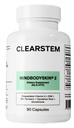 CLEARSTEM - Supplément à l'acné hormonal MINDBODYSKIN (No 5-HTP) - Supplément naturel DIM - Vitamines de soins de la peau - Balance hormonale, Antioxydants - Sans gluten, Sans cruauté - 30 portions, 90 capsules