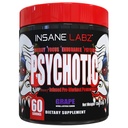 Insane Labz Psychotisch, High Stimulant Pre Workout Powder, Extreme Lasting Energy, Focus and Endurance met Beta Alanine, Creatine Monohydraat, DMAE, 60 Srvgs, Druiven