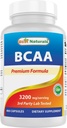 Best Naturals BCAA Branch Chain Amino Acid, 3200mg per Serving, 400 Capsules - Pharmaceutical Grade - 100% Pure Instantized Formula 