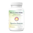 Dr. Clark Decompensative Enzymes Supplement 700mg, 100 gelei Capsules, Ondersteunt gezonde spijsvertering en Nutriënt Absorptie