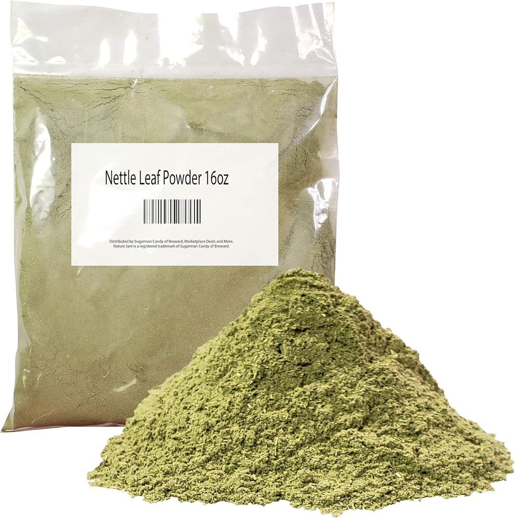 Brandnetelbladpoeder ook bekend onder de naam Urtica Dioica 1 Pound-Stinging Nettle 16 OZ