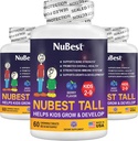 NuBest Tall Kids - Multivitaminen & Minerals voor de leeftijd van 2 tot 9 - Botsterkte & Immuniteitsondersteuning - Helpt kinderen, peuters Gezond - Dierenvorm - 180 Kauwbare Berry Tablets