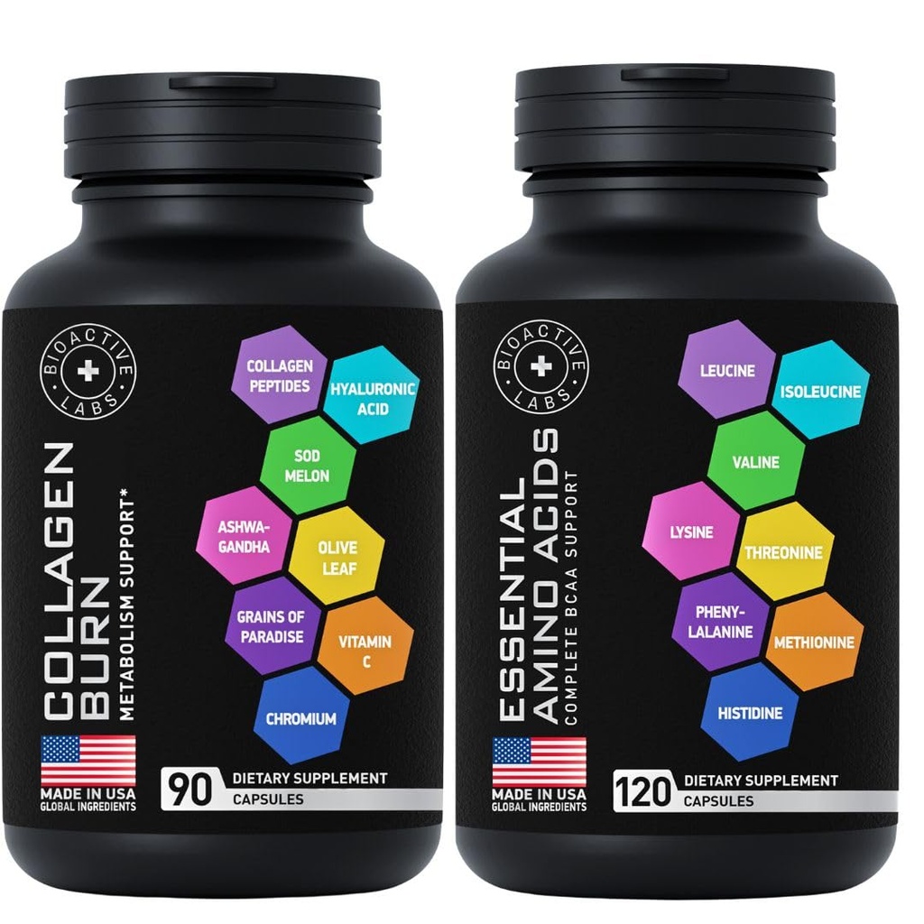 Complexe thermogénique multicollagène de brûlure et acides aminés essentiels - Fitness et perte de poids