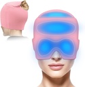 Migraine Relief Cap met Gel Top Coverage, Hoofdpijn Relief Hat voor Migraine Sinus spanning pijn verlichting, Migraine Ice Head Wrap Ice Gel Packs Hot Cold Therapie Hoofdpijn Relief Cap