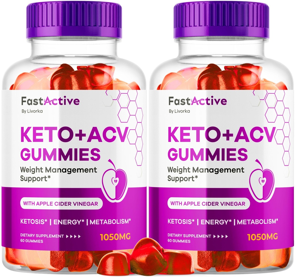 (2 Pack) Gommies Keto ACV actifs rapides, Gommies Keto actifs rapides 1050MG, Gommies de cidre de pomme rapides actives, Formule avancée Keto Gommy actifs rapides, Gommies Keto ACV rapides actives, 120 Gommies pendant 2 mois
