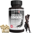 GeumHeuk Korean Black Panax Ginseng Capsule 1000mg - 90 Vegan Capsules Non GMO, High Ginsenosides, High Absorptie Rate, Enhance Immunity, Mental Performance, Uithoudingsvermogen & Energy, Mannen & Women