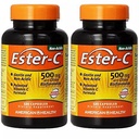 Ester-C 500 mg met Citrus Bioflavonoïden 120+120 Vrije Amerikaanse Gezondheidsproducten 1