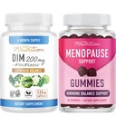Menopauze-ondersteuning Gummies Plus 200mg DIM-supplement voor verbeterde oestrogeenbalans voor vrouwen 