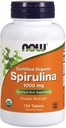 Nu Foods - Certified Organic, Spirulina, 1000 mg, 120 tabletten
