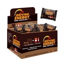 Rijenergie - Cafeïnated Energy Bite Size - Dark Chocolate Fuel met 150mg Cafeïne - Lang Lasting voor sportschool, training, volwassenen - Great Taste - Low Carb - Healthy Snack - 30 Tellen