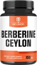 1000mg Berberine Supplement met 500mg Ceylon Cinnamon - 270 Capsules - Super Formule met Premium Ingrediënten - Ondersteuning Circulatory Health, Immune System, Body Management & Disgestie