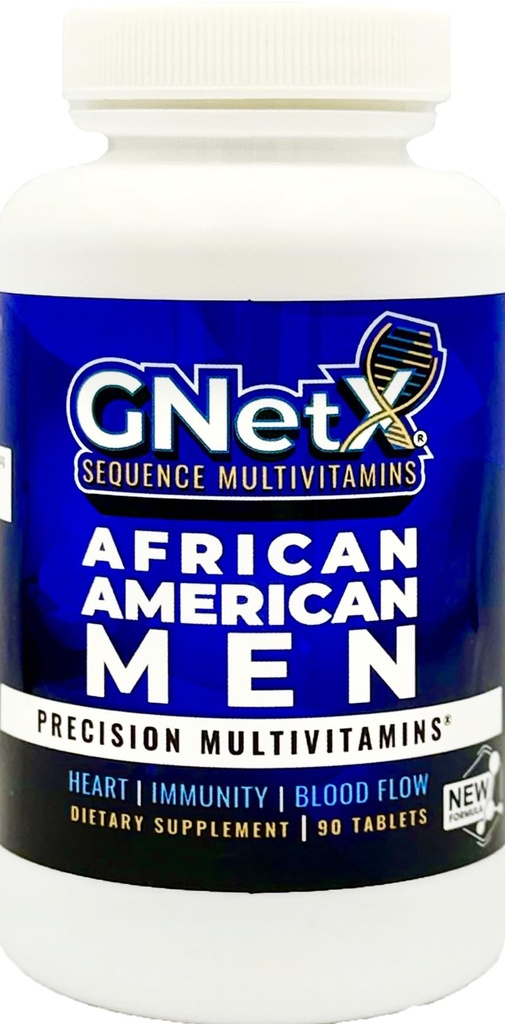 Multivitamines de séquence pour les hommes afro-américains - Formule puissante avec vitamine C, zinc et vitamine D pour le soutien immunitaire et la santé cardiaque
