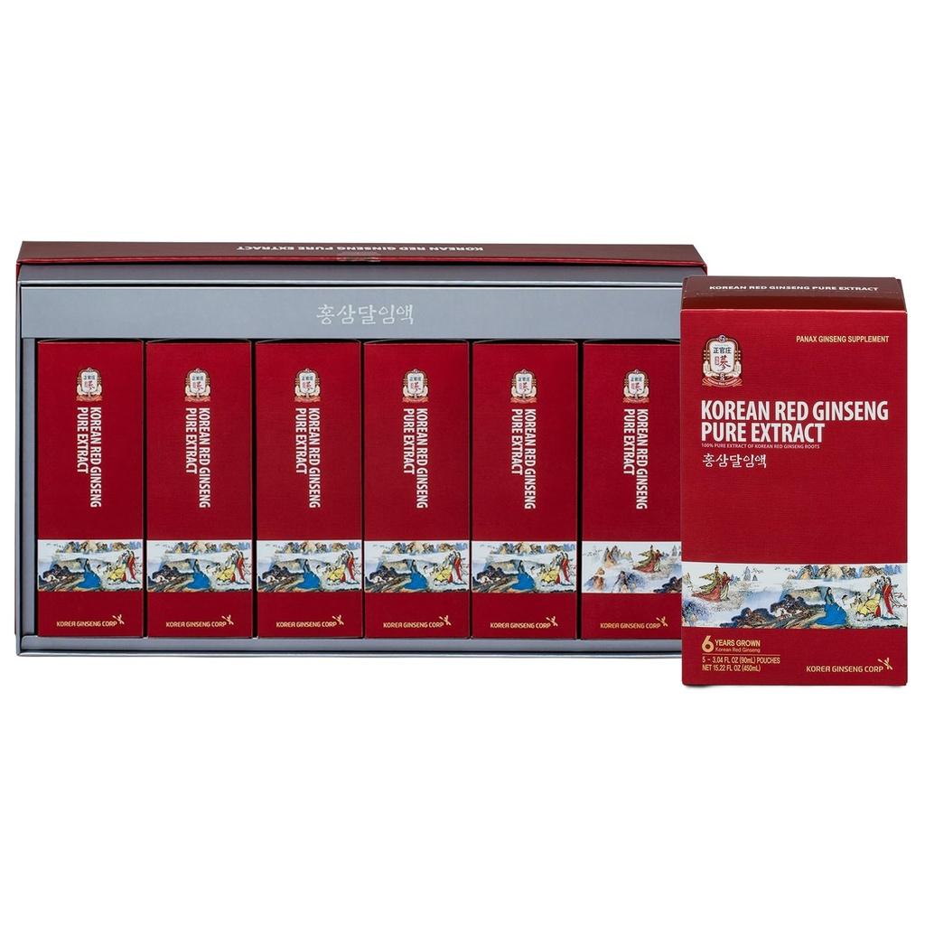 CheongKwanJang Korean Red Ginseng Pure Extract Snij de Rode Ginseng, Koreaanse Ginseng, Ginseng Extract 