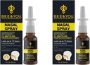 Bee and You Natural Propolis Nasal Spray 1 Fl oz Congestie Relief Alcohol Gratis Medical Grade Propolis neusdruppels, Sinus Relief, Allergie, Nasal Moisturizing Spray Nasal Spray, 1 fl oz (pakket van 2)