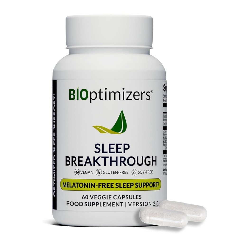 BIOptimizers Slaapdoorbraak Capsules - Natuurlijke Ondersteuning Supplement 