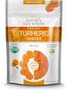 De natuur van de goedheid Biologische Kurkumapoeder Pure Ground Curcuma Root Spice Rauw Vegan Turmeric Curcuma Seizoenrijk aan vitamines en natuurlijke antioxidanten
