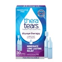 TheraTears droge oogtherapie Smeer Oogdruppels voor droge ogen, conserveringsvrije oogdruppels, 30 injectieflacons voor eenmalig gebruik