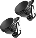 2 Pack Proteïne Poeder Funnel, Portable Proteïne Poeder Keychain, 50ml Proteïne Poeder houder, Proteïne Poeder Container voor workouts, Fitness en Reizen