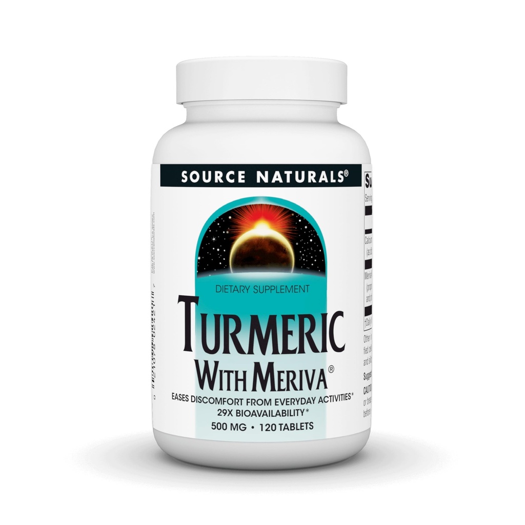 Bron Naturals Kurkuma met Meriva, 500mg - 120 tabletten