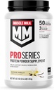 Muscle Milk Pro Series Proteïnepoeder Supplement, Intense Vanille, 2,54 Pond, 14 Servers, 50g Proteïne, 3g Suiker, 20 Vitaminen & Mineralen, NSF gecertificeerd voor Sport, Workout Herstel, Verpakking mei Vary