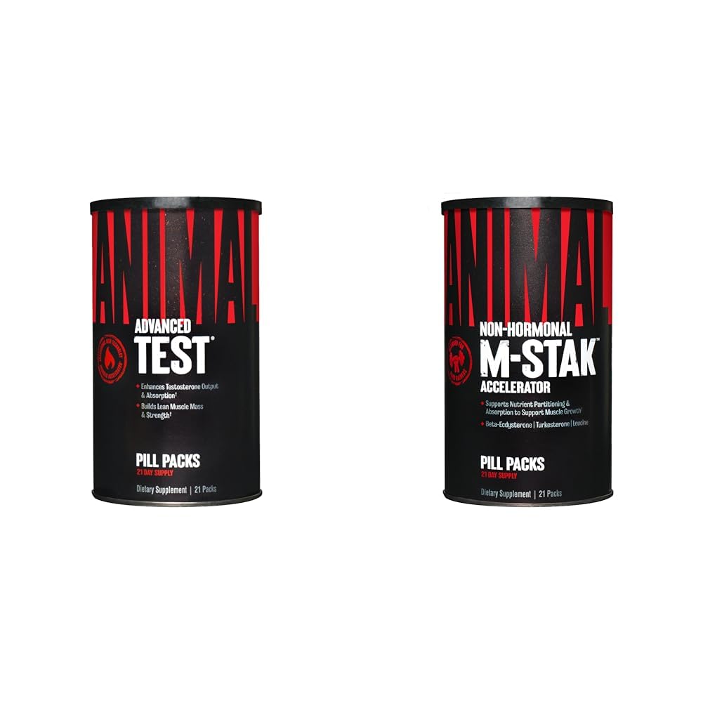 Testosterontest Booster 21 dagen Cycle & M-Stak Harde Gainer Spieropbouw Stack 21 Tellen