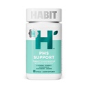 Habit PMS Ondersteuningssupplement voor vrouwen (60 capsules) - Ondersteunt Premenstruele Symptomen & Stress, Hormonenbalans, Mood, B Vitaminen, Vitamine D, Chasteberry, Ashwagandha, Glutenvrije, Non-GMO (1 Pack)