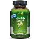 Irwin Naturals Stress-Defy Sleep PM - 50 Liquid Soft-Gels - Krachtige 2-in-1 combinatie met Ashwagandha & Melatonine - 25 porties