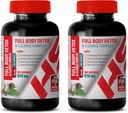 Reiniging en ontgifting Mannen - volledige body detox en reiniging Complex 920 MG - melk distel kruidensupplement - 2 flessen 200 capsules