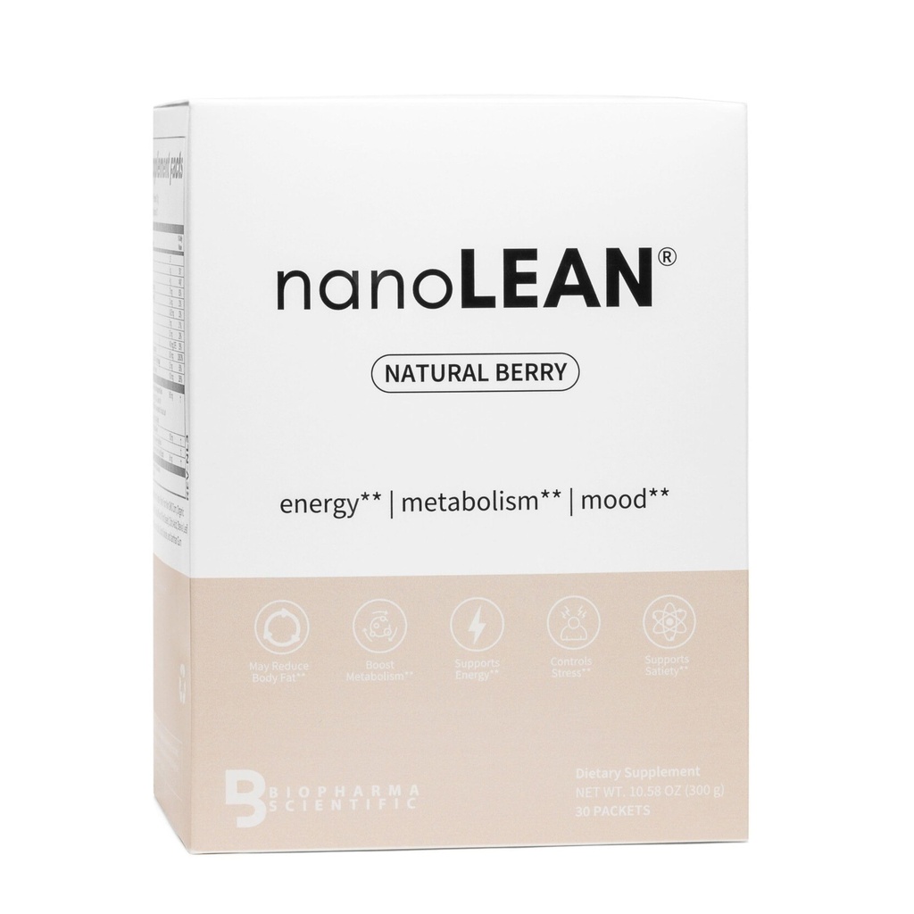 Biopharma Scientific NanoLean Natural Weight Management and Healthy Energy Drink 