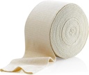 Elastische Tubular Support Bandage Maat B, 10M Box - Natural Color (2.5" X 33 voet) voor grote knie ondersteuning Bandage -Medium Thig, Cotton Spandex