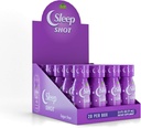 Sleep Shot by Alfa Vitamines - Bevat 10 MG van Melatonine, Vitamine B6, L-Theanine voor gezonde slaap en nachttijd Routine- 2,5oz Shot Bottle - 20 Pack