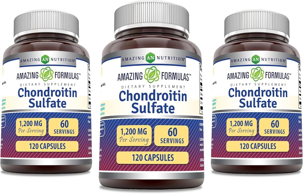 Verbazingwekkende Formules Chondroitin Sulfate 1200 mg Per Serving Supplement 