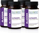Ultranol Total Bladder Support - Natuurlijke Cranberry Supplement voor Urinaire Gezondheid, Overactieve Blaas controle, Incontinentie - Vermindert Leaks en Urgency - 4 flessen - 120 capsules