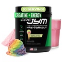 JYM Supplement Science Pre JYM Rainbow Sherbet Pre Workout Powder for Men & Women, BCAA's, Nootropics, Creatine HCI, Citrulline, Beta-Alanine, Betaine, Taurine, Huperzine, 30 Servers
