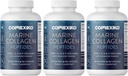 CORRIXIKO Marine Collageen Supplement Pillen - 1800mg Gehydrolyseerde Collageen Peptiden per Serveren met Toegevoegd Hyaluronzuur, Vitamine C & Minerals - voor haar, huid & Nails - 360 Capsules 3 maanden Levering