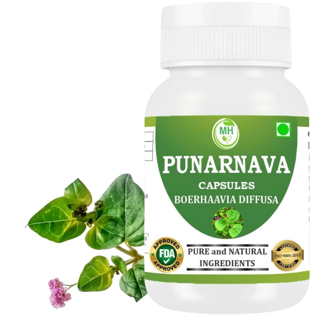 Punarnava-capsules (Boerhaavia Diffusa) 500mg 