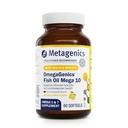 Metagenics OmegaGenics Mega 10 Omega Supplement- with Omega-7, 330 mg EPA & 170 mg DHA for Heart Health*- Sustainablely Sourced & No Fishy Aftersmaak - Non-GMO & Gluten-Free - 60 Softgels