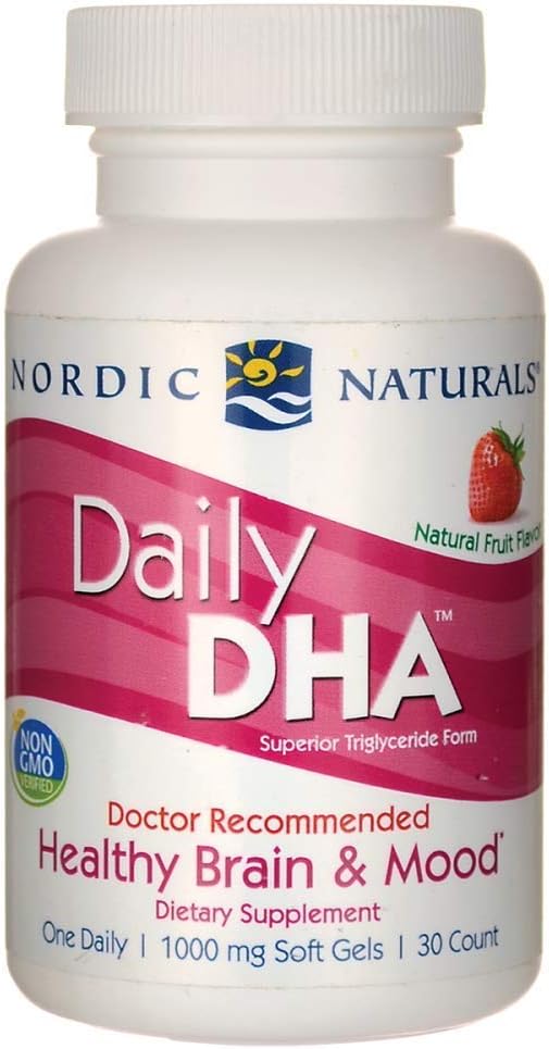 Nordic Naturals - ADH quotidienne, soutien du cerveau et de l'humeur sains, 30 gels doux