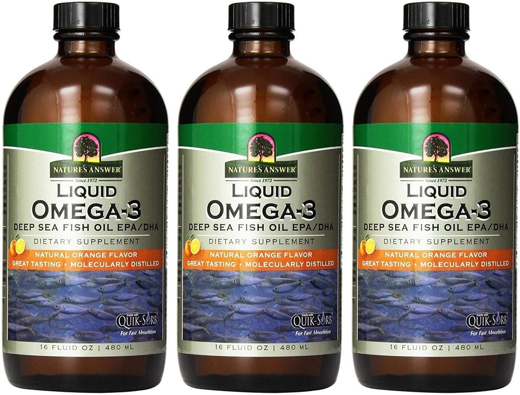 (3 PACK) - Natures Antwoord - Omega 3 Liquid