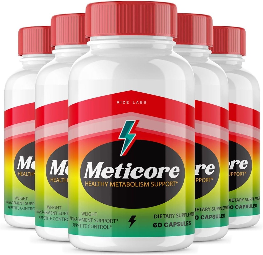 rize labs - Meticore gewichtsverlies supplement, Total Body Wellness Capsules, Gebruikt om de weg naar een gezondere leven, voor een Leaner figuur (300 capsules)