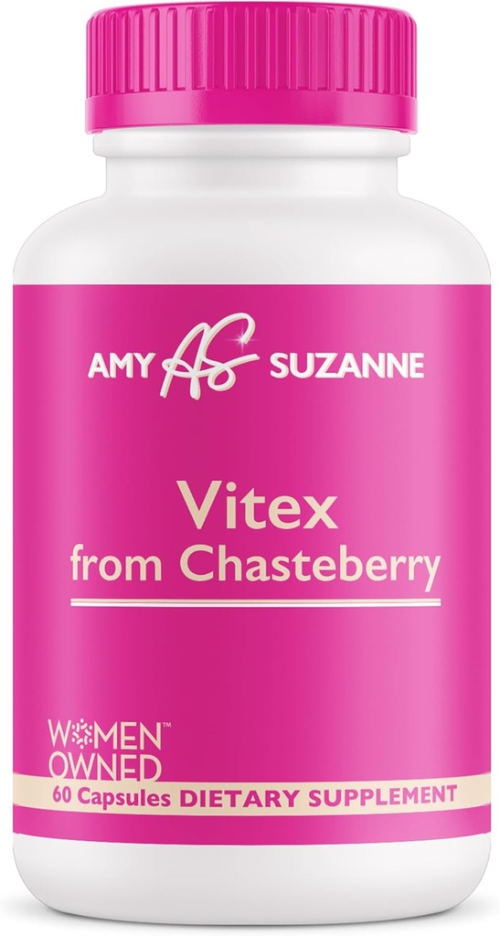Vitex Supplement voor vrouwen - Hormone Harmony voor vrouwen van biologische chasteberry - Hormone Balance, Periode, Perimenopause Ondersteuning - 60 capsules