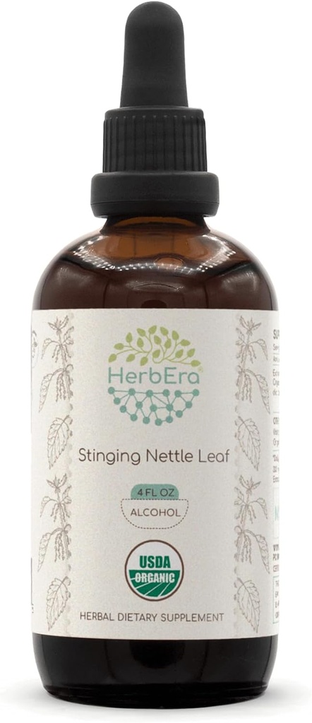 HerbEra Stinging Nettle Leaf A120 USDA Organic Tinctuur 