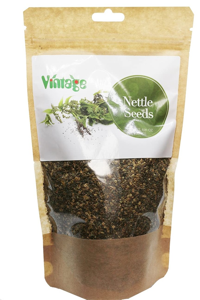 Vintage brandnetel Zaden Kruidenschat van eiwit Bron Natuurlijke Thee 250gr