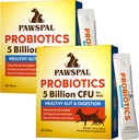 Probiotica voor honden en katten, 5 miljard CFU, Veterinair samengesteld, Digestief & Immune Health, Gut Flora Balance, Alle natuurlijke probiotische poeder, Kippen Lever smaak, 40 Sticks